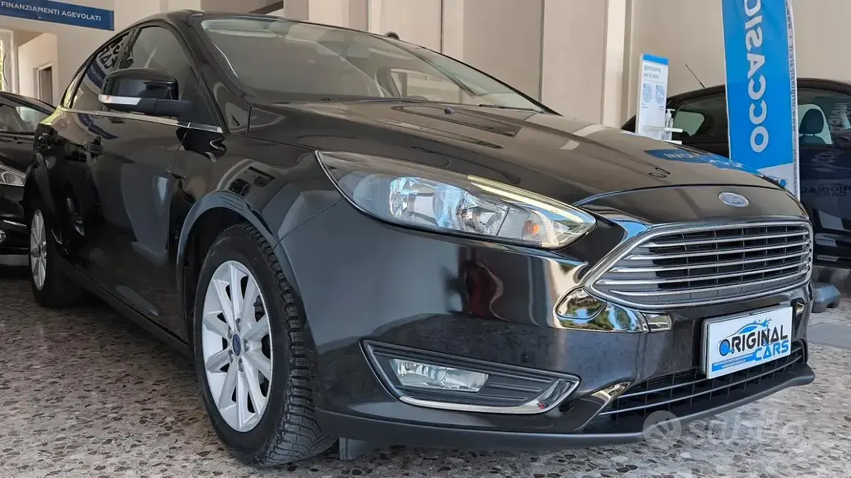 Usata Ford Focus Titanium 120 CV (88 kW) 2018 Nero Berlina