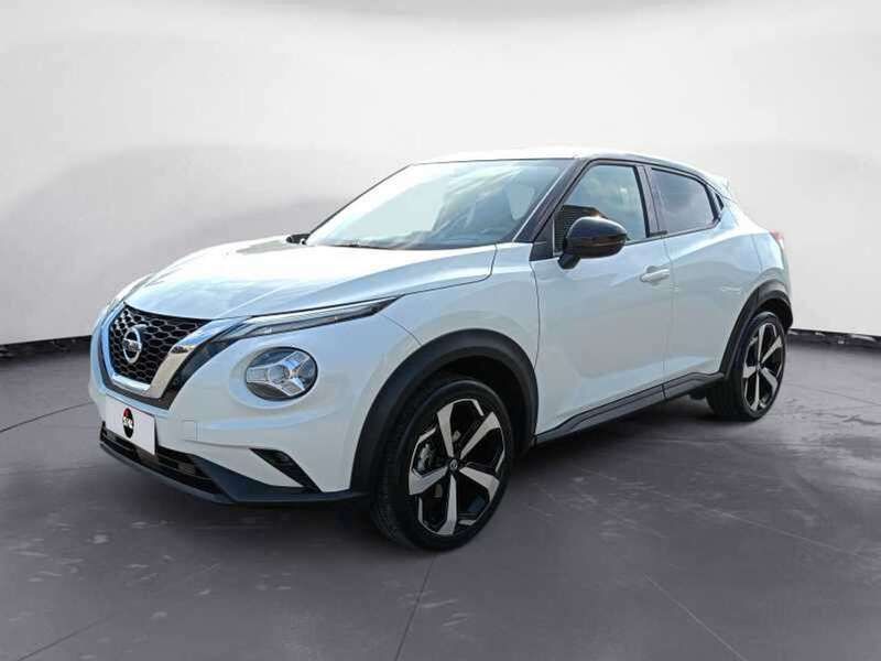 Bicolore bianco tetto nero Usata 2021 Nissan Juke N-Connecta SUV | 17.300 € (Buon prezzo) - Immagine 1/4