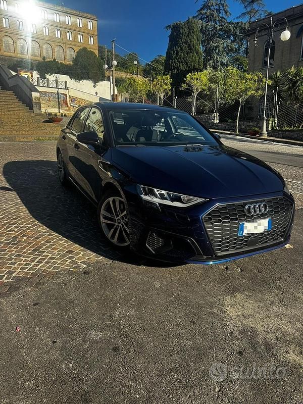 Usata Audi A3 116 CV (85 kW) 2020 Blu Berlina