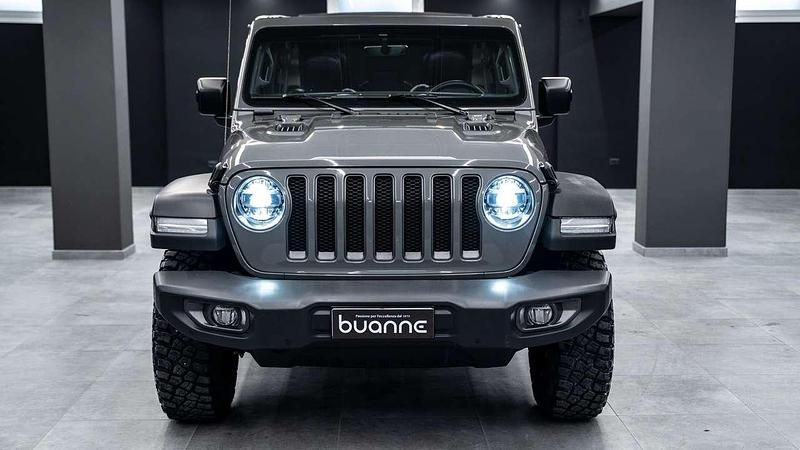 Usata Jeep Wrangler Unlimited Rubicon 200 CV (147 kW) 2019 Grigio gesso perlato SUV