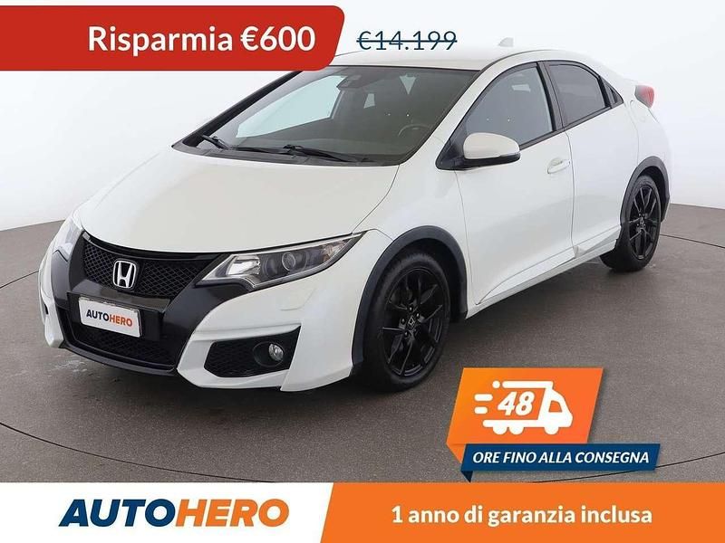 Bianco Usata 2017 Honda Civic Sport Tre volumi | 13.999 € (Buon prezzo) - Immagine 1/3