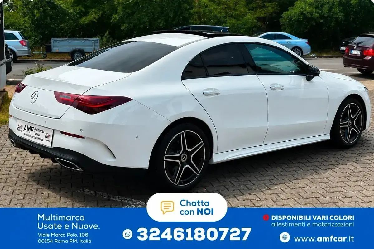 Usata Mercedes CLA200 AMG 163 CV (119 kW) 2024 Bianco Coupé