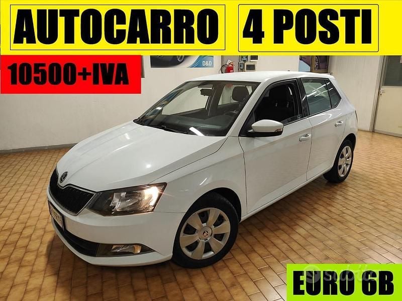 Usata Skoda Fabia 75 CV (55 kW) 2017 Bianco Furgone