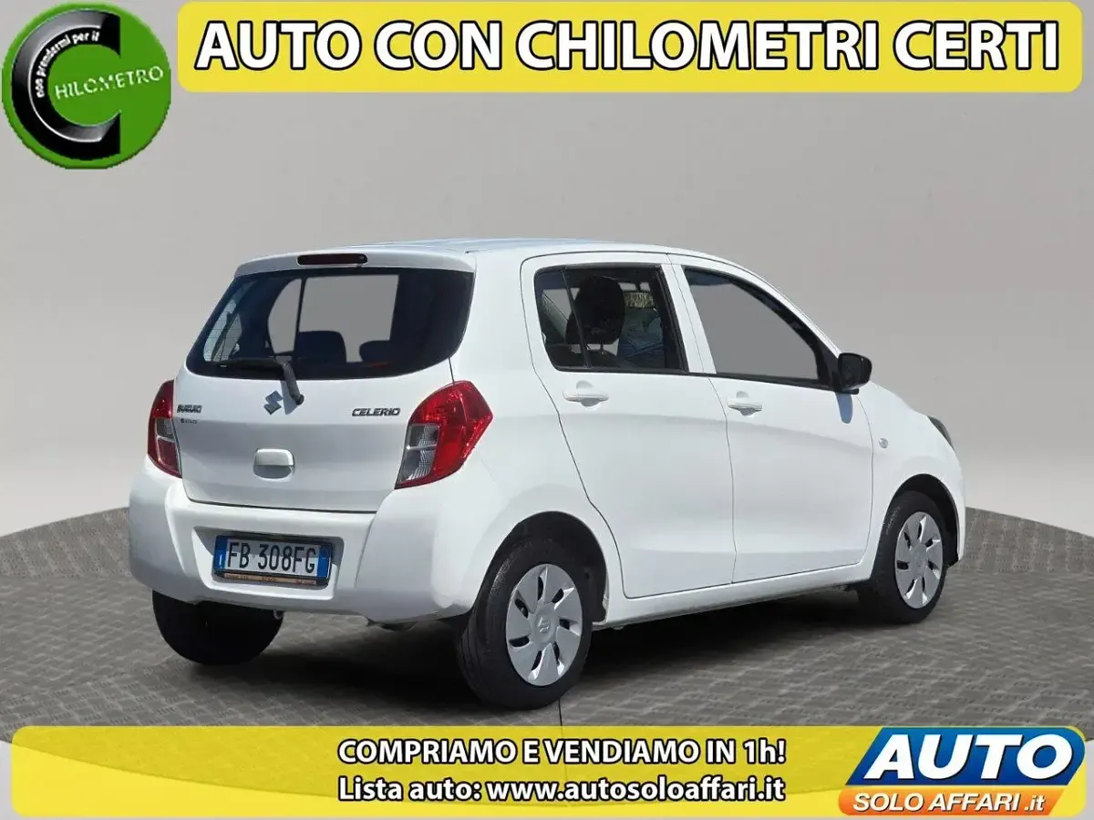 Usata Suzuki Celerio 67 CV (49 kW) 2015 Bianco Utilitaria