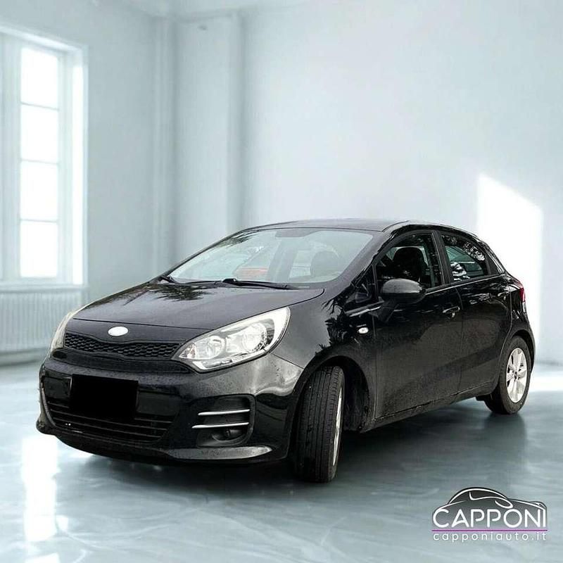 Usata Kia Rio Active 75 CV (55 kW) 2017 Nero Berlina