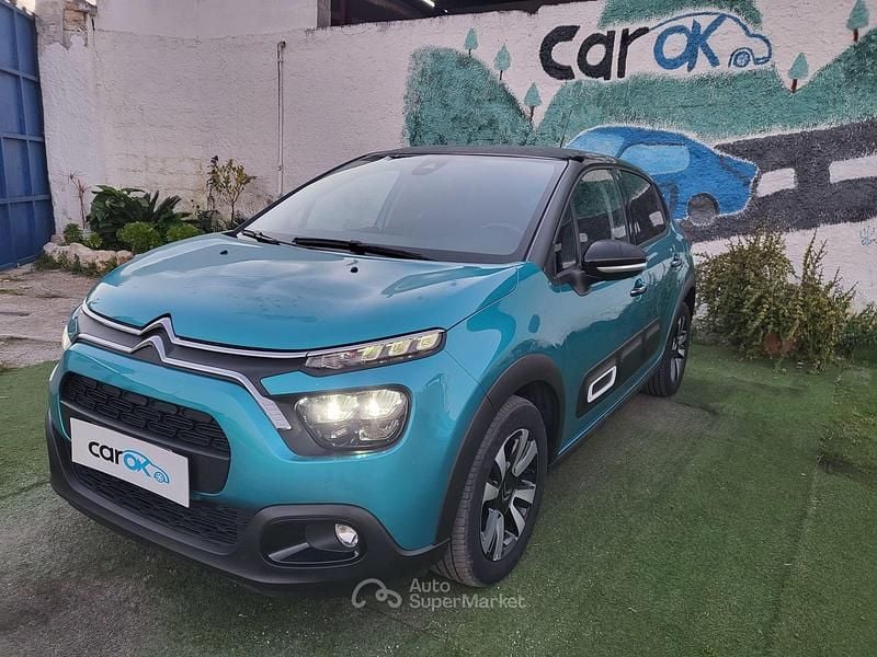 Usata Citroën C3 Shine 102 CV (75 kW) 2022 Verde Utilitaria