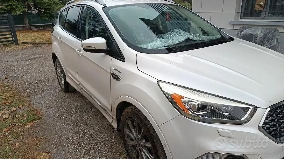 Usata Ford Kuga Vignale 150 CV (110 kW) 2017 Bianco SUV