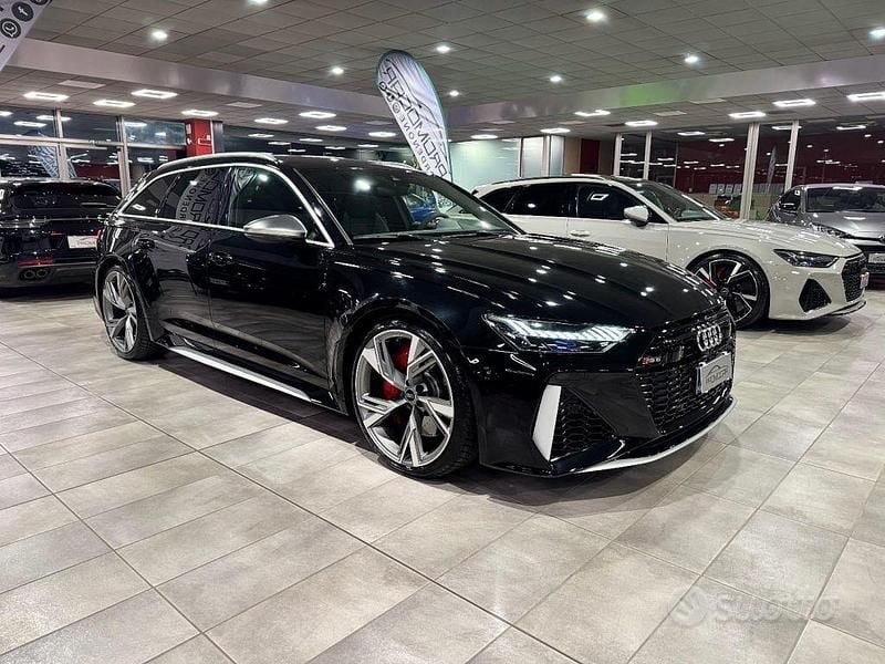 Usata Audi RS6 S-Line 600 CV (441 kW) 2020 Nero Station wagon