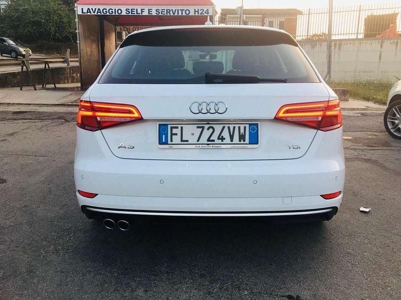 Usata Audi A3 Sport 150 CV (110 kW) 2017 Bianco Berlina