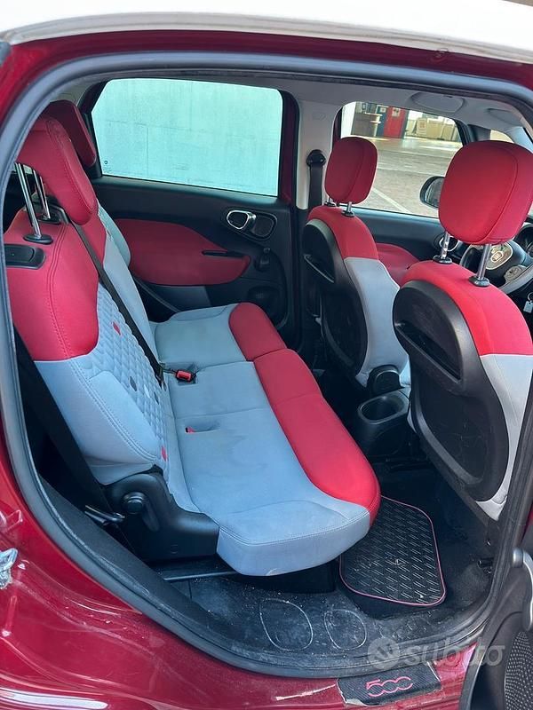 Usata Fiat 500L 85 CV (62 kW) 2013 Rosso Monovolume