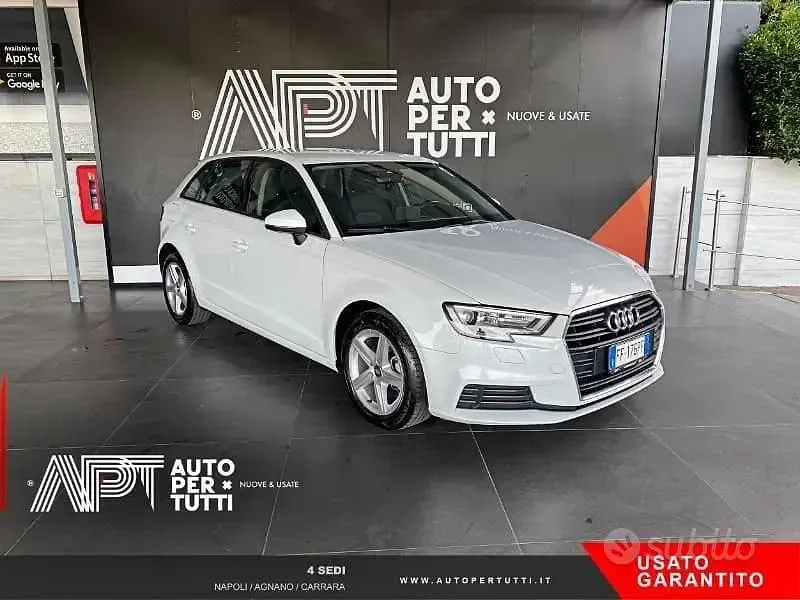Usata Audi A3 Sport 110 CV (80 kW) 2016 Bianco Berlina