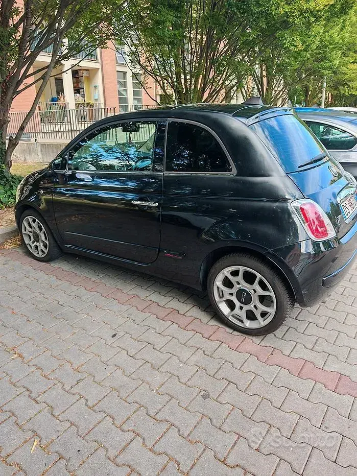 Usata Fiat 500 69 CV (50 kW) 2008 Nero Berlina