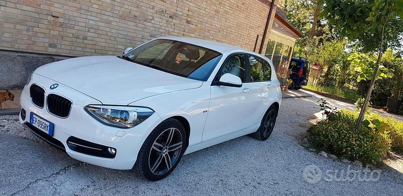 Usata BMW 116 Sport Line 116 CV (85 kW) 2012 Bianco Utilitaria