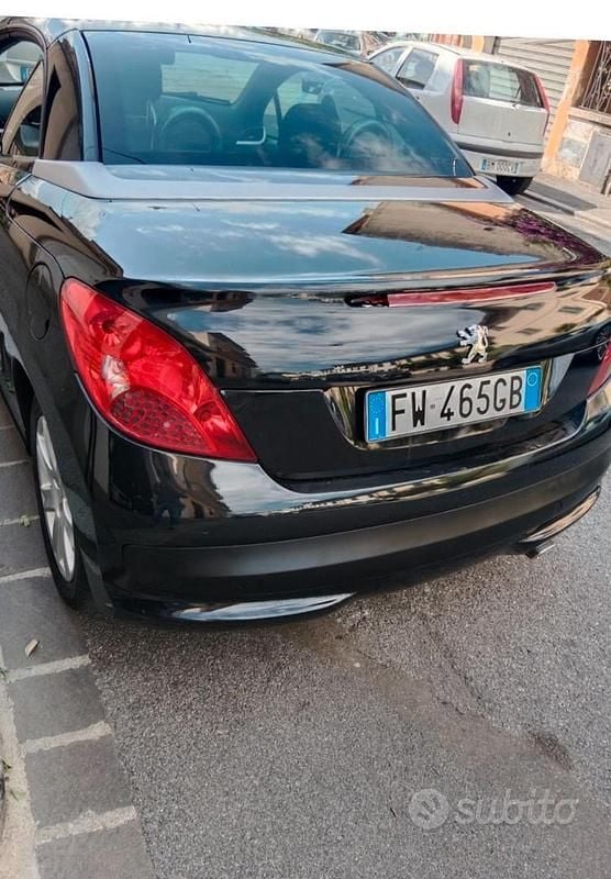 Usata Peugeot 207 CC 2006 Nero Cabrio