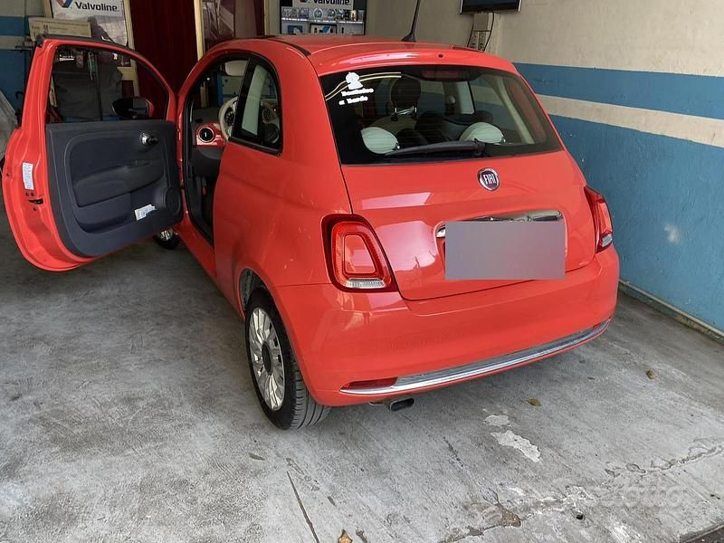 Usata Fiat 500 Lounge 69 CV (50 kW) 2017 Rosso Berlina
