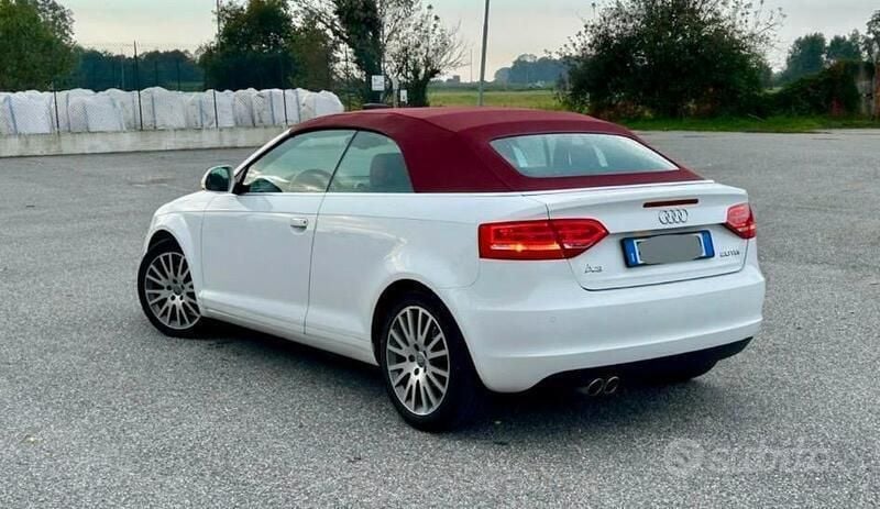 Usata Audi A3 Cabriolet 140 CV (102 kW) 2009 Bianco Cabrio