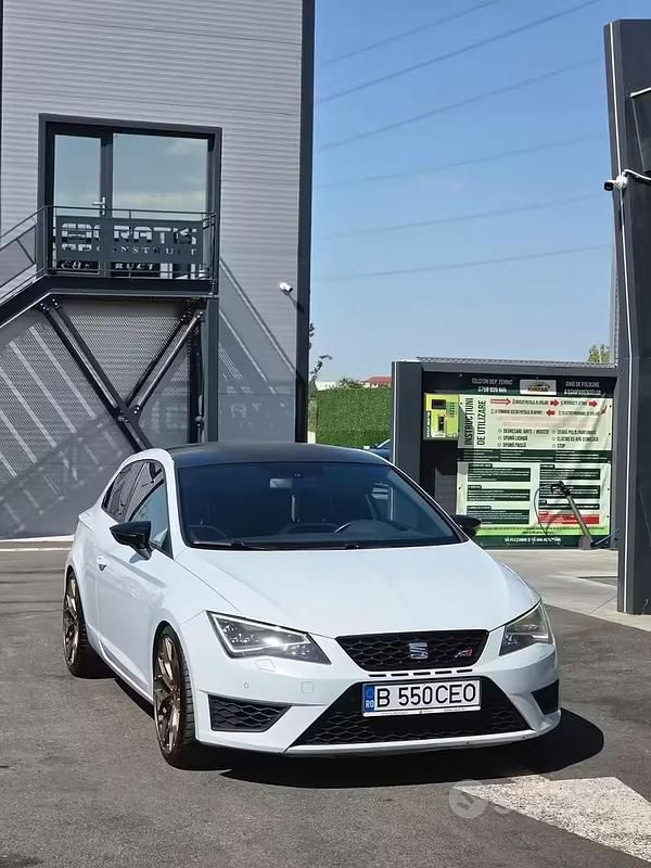 Usata Seat Leon CUPRA 280 CV (205 kW) 2015 Bianco Coupé