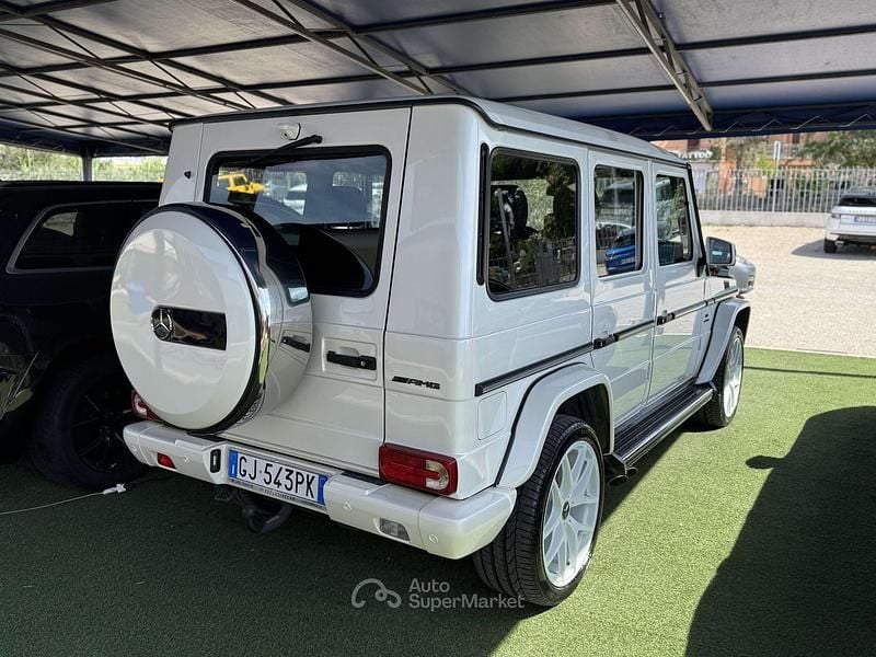 Usata Mercedes G63 AMG AMG 571 CV (419 kW) 2013 Bianco perla SUV