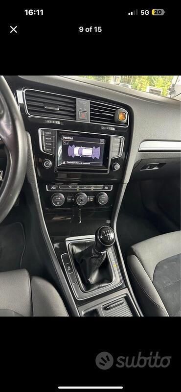 Usata VW Golf VII 125 CV (91 kW) 2013 Nero Berlina