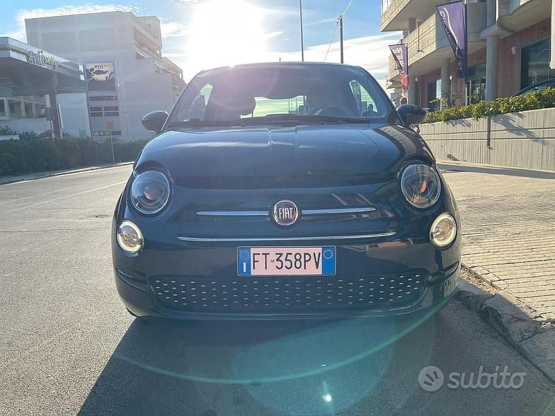 Nero Usata 2019 Fiat 500 Lounge Tre volumi | 10.900 € (Buon prezzo) - Immagine 1/4