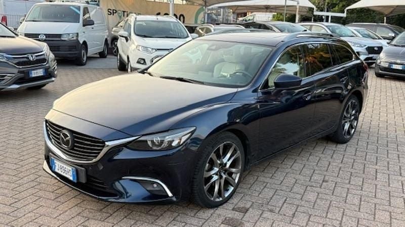 Usata Mazda 6 Exceed 175 CV (128 kW) 2017 Blu Station wagon