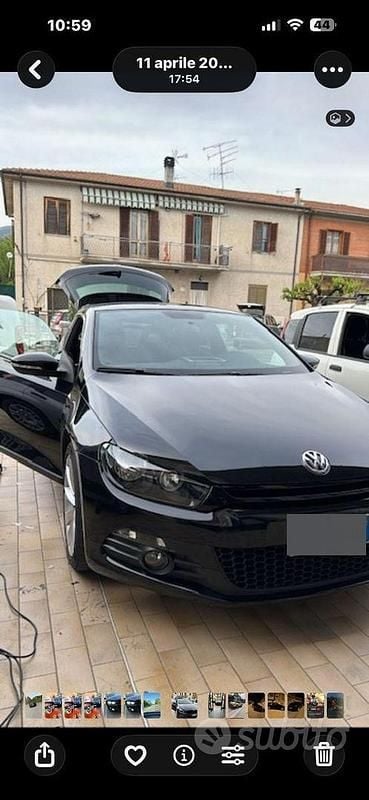 Usata VW Scirocco 200 CV (147 kW) 2008 Nero Coupé