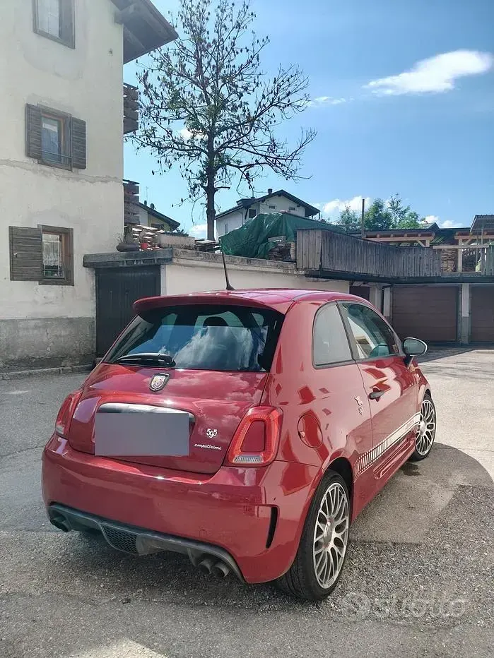 Usata Abarth 595 Competizione 160 CV (117 kW) 2014 Rosso Berlina