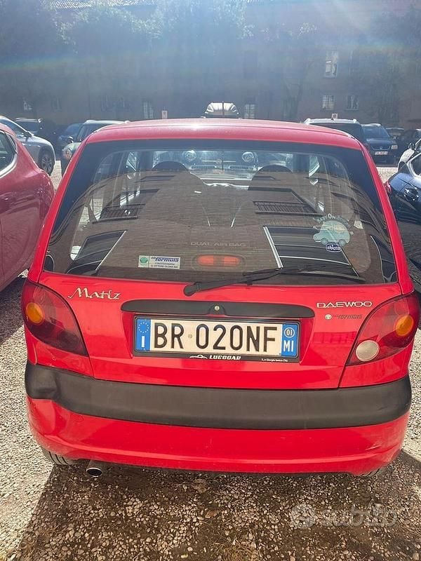 Usata Chevrolet Matiz 51 CV (37 kW) 2001 Rosso Utilitaria