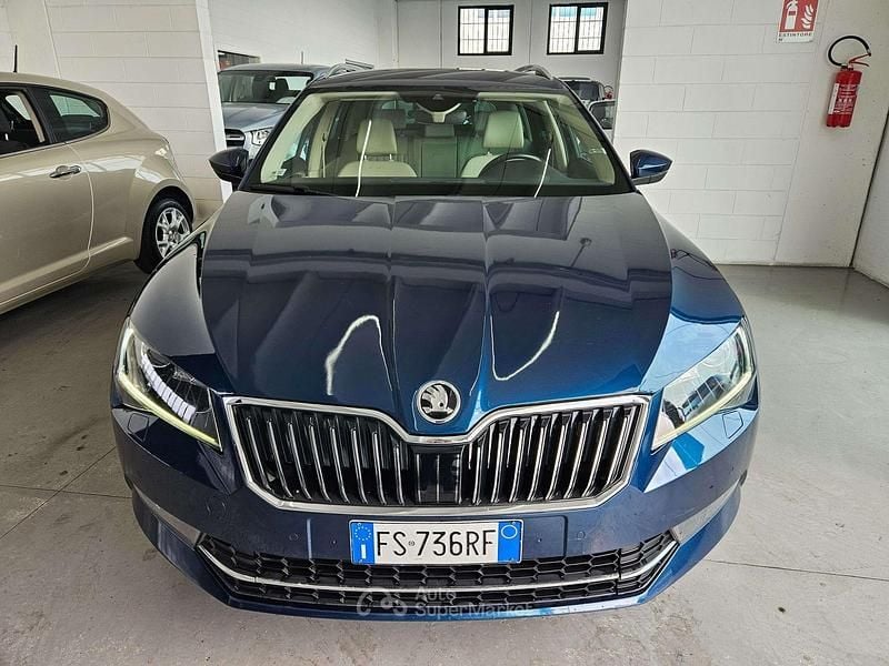 Brugt Skoda Superb 190 HK (139 kW) 2018 Blå Stationcar