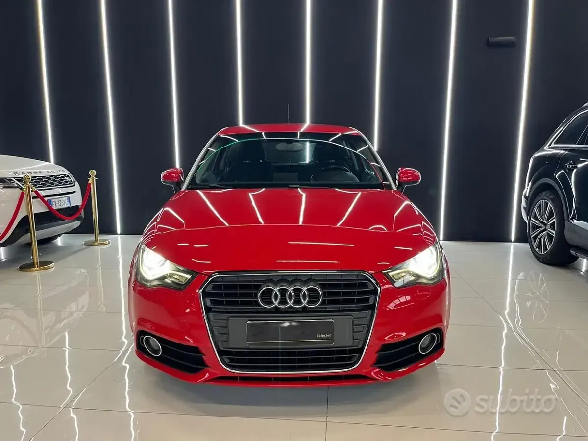 Usata Audi A1 Ambition 86 CV (63 kW) 2011 Rosso Utilitaria