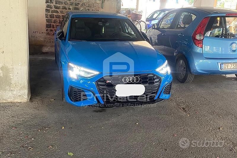 Usata Audi S3 Sportback Comfort 310 CV (228 kW) 2020 Blu Utilitaria