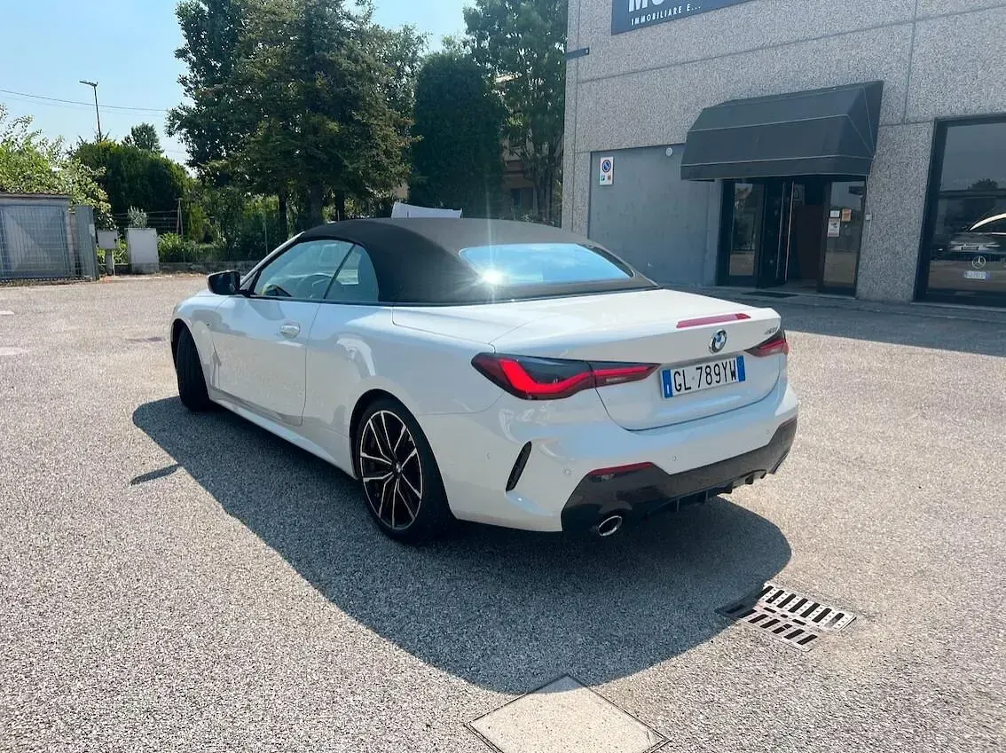 Usata BMW 420 Cabriolet M Sport 190 CV (139 kW) 2023 Bianco Cabrio