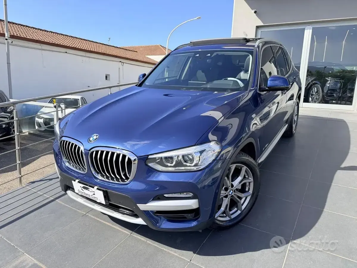 Usata BMW X3 Luxury Line 190 CV (139 kW) 2018 Blu SUV