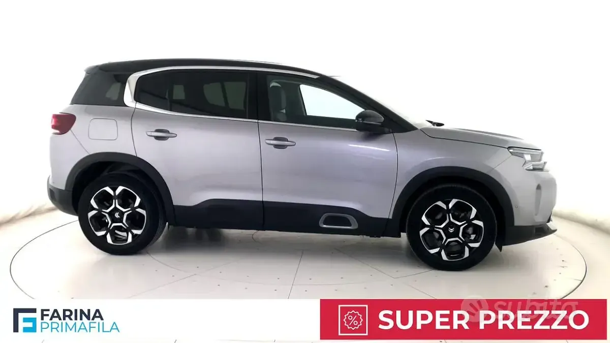 Usata Citroën C5 Aircross 131 CV (96 kW) 2024 Grigio chiaro/tetto nero SUV