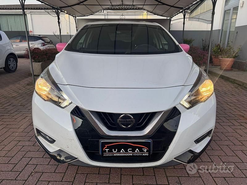 Usata Nissan Micra N-Connecta 90 CV (66 kW) 2017 Bianco Utilitaria