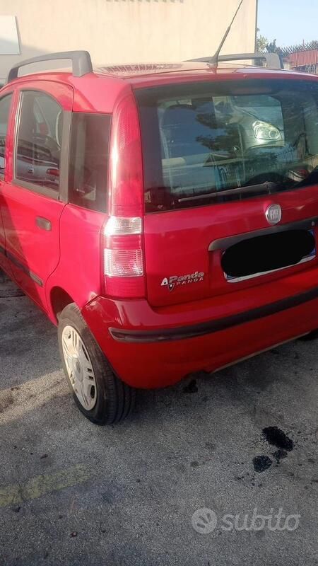 Usata Fiat Panda 2009 Rosso Utilitaria