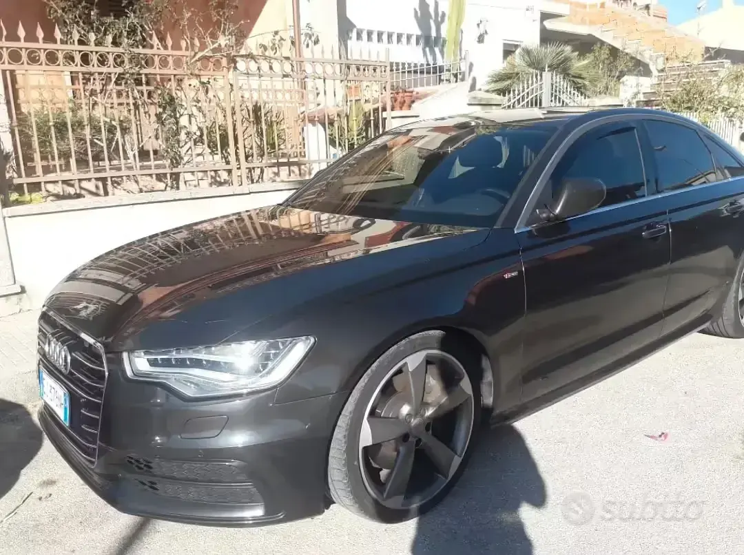 Usado Audi A6 S-Line 245 CV (180 kW) 2011 Negro Berlina