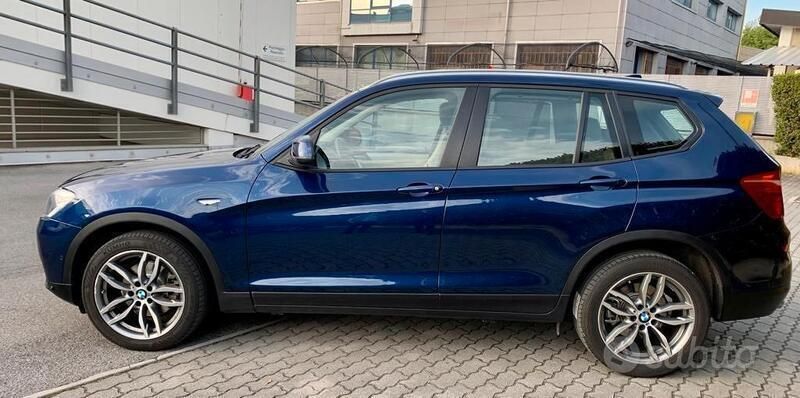 Usata BMW X3 Advantage 150 CV (110 kW) 2015 Blu/azzurro SUV