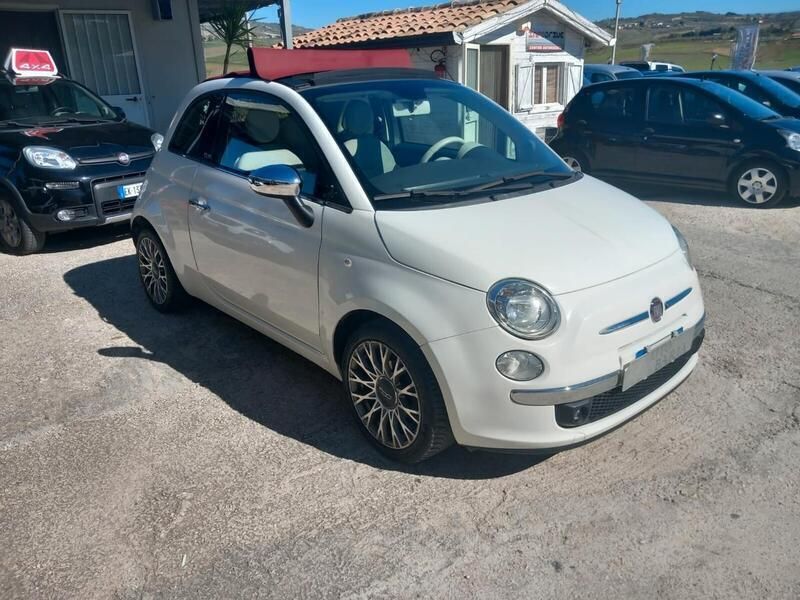 Usata Fiat 500C Lounge 75 CV (55 kW) 2009 Bianco Cabrio