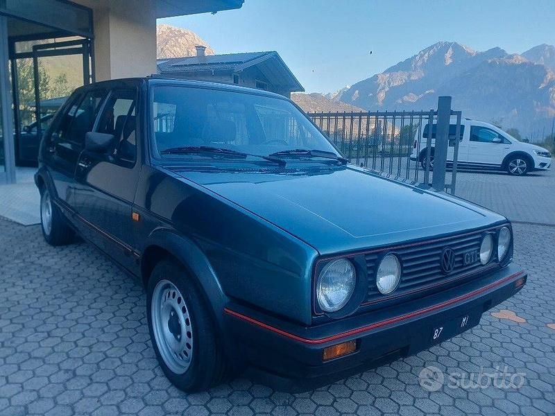 Usata VW Golf II GTI 111 CV (81 kW) 1985 Verde Utilitaria