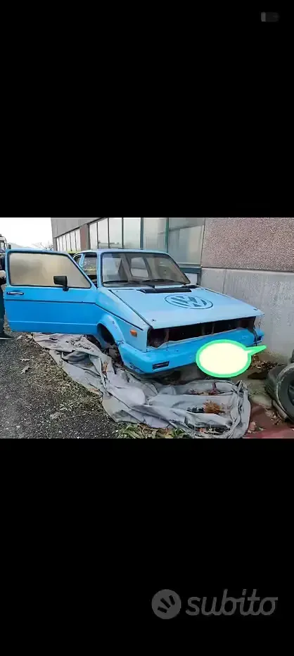 Usata VW Golf 1970 Blu Berlina