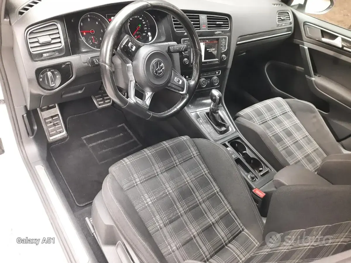 Usata VW Golf VII GTD 184 CV (135 kW) 2016 Bianco Berlina