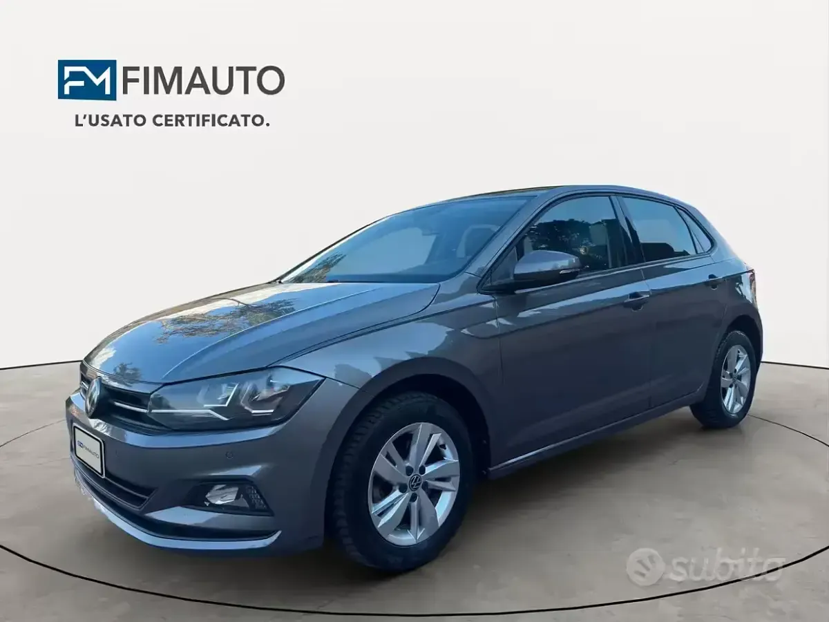 Usata VW Polo 95 CV (69 kW) 2020 Grigio Utilitaria