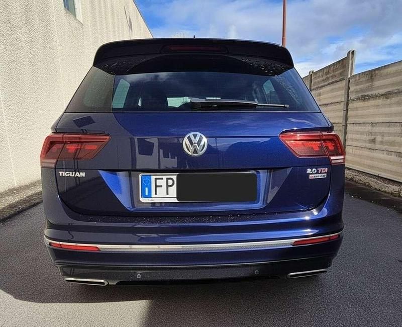 Usata VW Tiguan Advance 239 CV (175 kW) 2018 Blu/azzurro SUV
