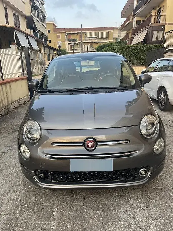 Usata Fiat 500 Lounge 69 CV (50 kW) 2018 Grigio Utilitaria