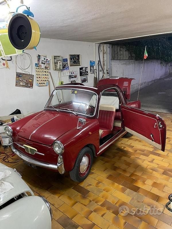 Usata Autobianchi Bianchina 1950 Rosso Utilitaria