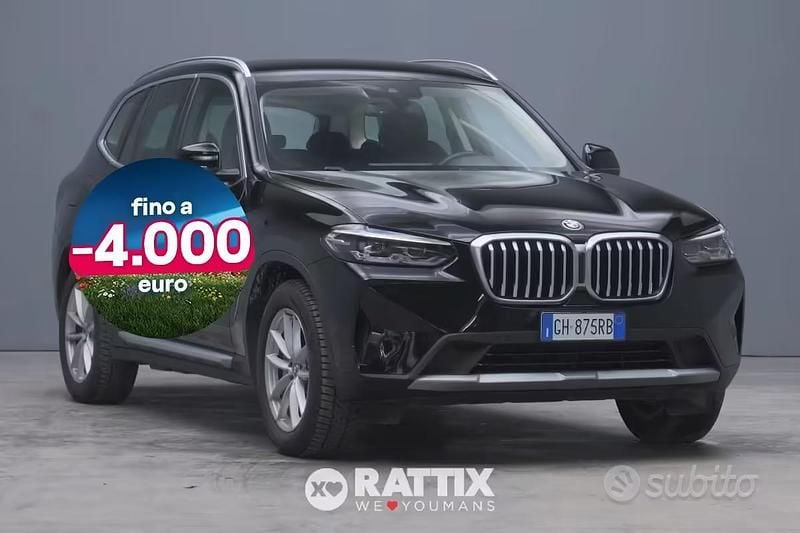 Usata BMW X3 184 CV (135 kW) 2022 Nero SUV