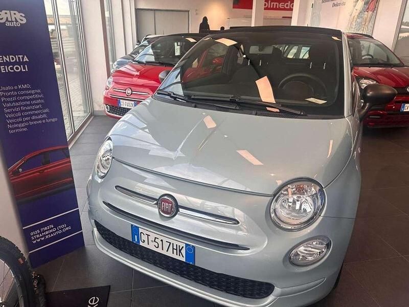 Usata Fiat 500C 70 CV (51 kW) 2024 Verde Cabrio