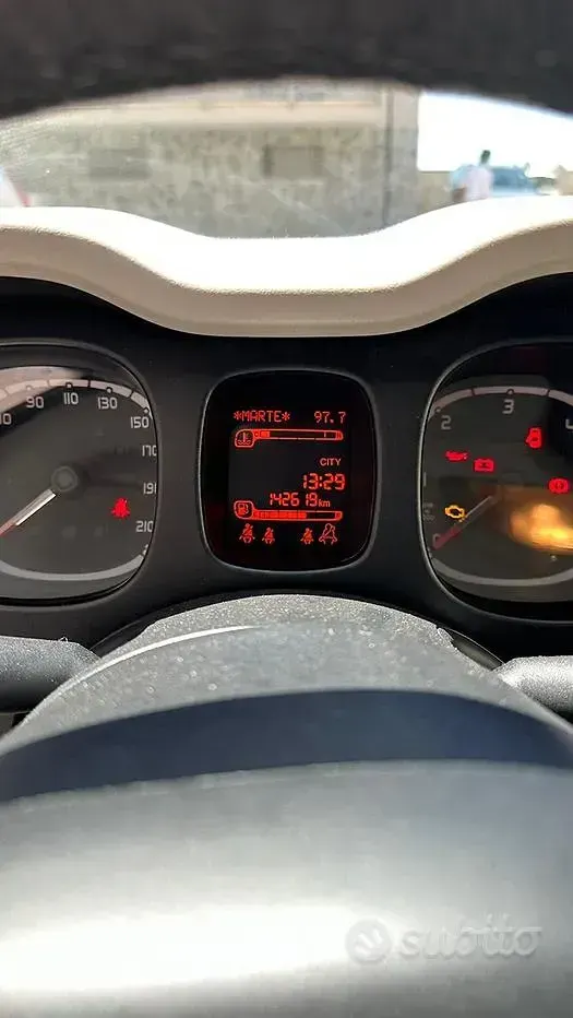 Usata Fiat Panda 80 CV (58 kW) 2014 Rosso Utilitaria