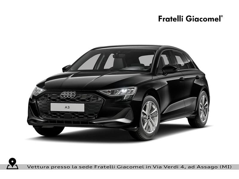 Nero mito metallizzato Usata 2025 Audi A3 Advanced Berlina | 30.900 € (Super prezzo) - Immagine 1/4